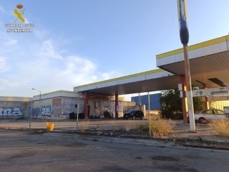 Caen cuatro narcos en Tomelloso dos puntos de venta de droga desarticulados, uno en una gasolinera abandonada 700