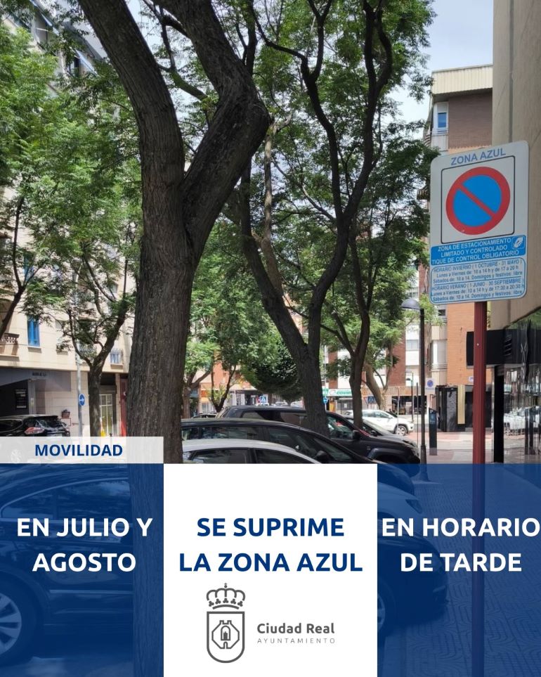 Ciudad Real La zona azul será gratuita todas las tardes de julio y agosto por tercer año consecutivo 770