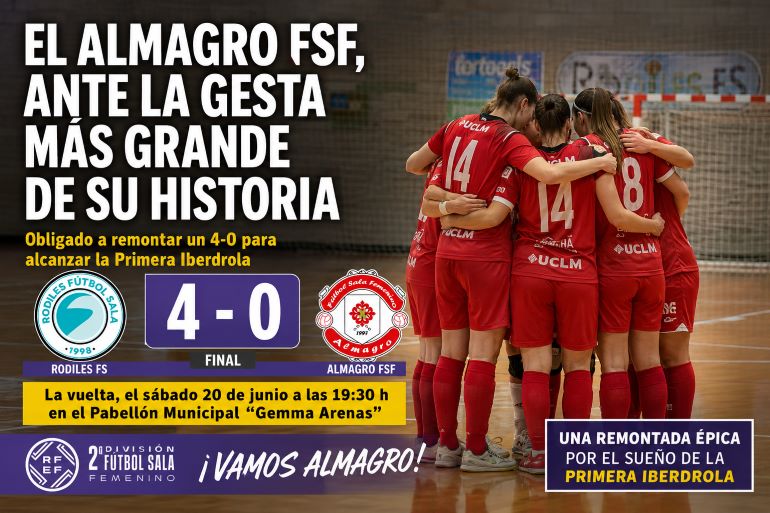 El Almagro FSF, ante la gesta más grande de su historia obligado a remontar un 4-0 para alcanzar la Primera Iberdrola (2) 770