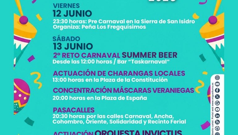 Miguelturra desata la locura del Carnaval de Verano 2026 con un fin de semana que promete hacer historia 770