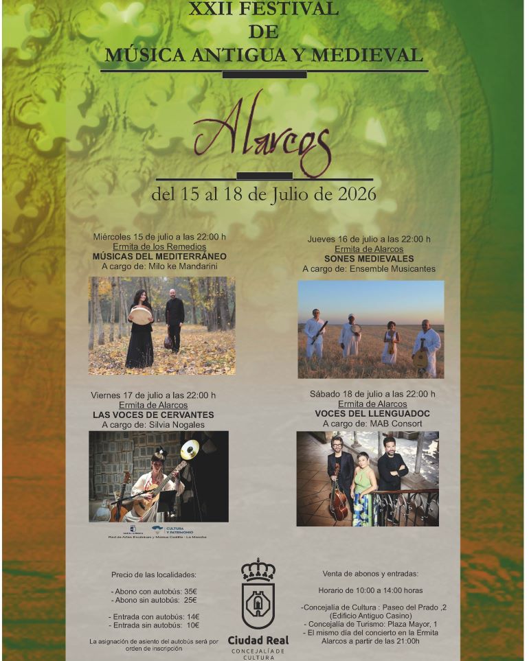 Ciudad Real revive la magia de la Edad Media con un espectacular Festival de Música Antigua en la Ermita de Alarcos 770