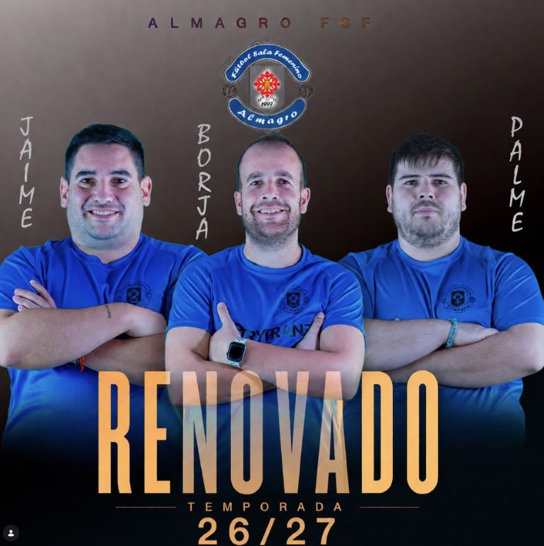 Jaime García liderará el nuevo asalto del Almagro FSF a la Primera División tras renovar por una tercera temporada 770