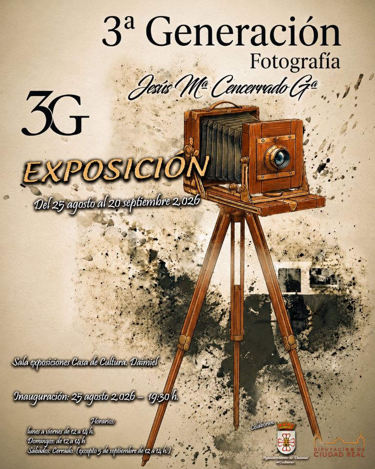 138 fotografías para contar una vida entre cámaras Daimiel inaugura la gran exposición de Jesús María Cencerrado 770