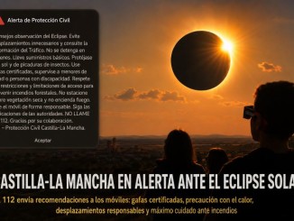 El 112 lanza una alerta ante el eclipse solar de este miércoles en Castilla-La Mancha estas son las recomendaciones que debes seguir 770