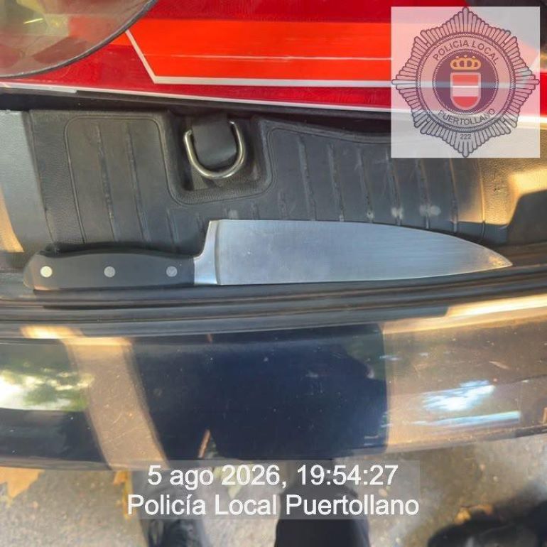La Policía Local de Puertollano rescata a una mujer amenazada con un cuchillo de grandes dimensiones y detiene al presunto agresor 770