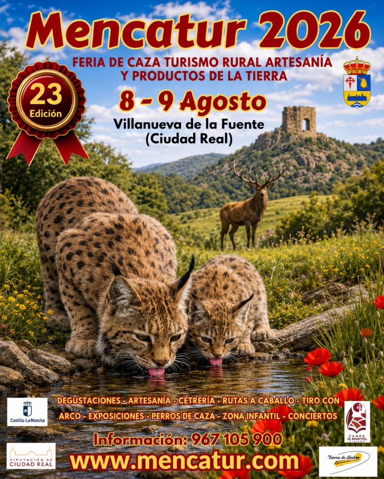 MENCATUR 2026 convertirá Villanueva de la Fuente en la gran capital del turismo rural, la caza y la artesanía de Castilla-La Mancha 770