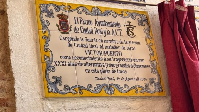 Víctor Puerto deja su huella para siempre en Ciudad Real la plaza de toros inmortaliza sus 31 años antes de su último paseíllo 770
