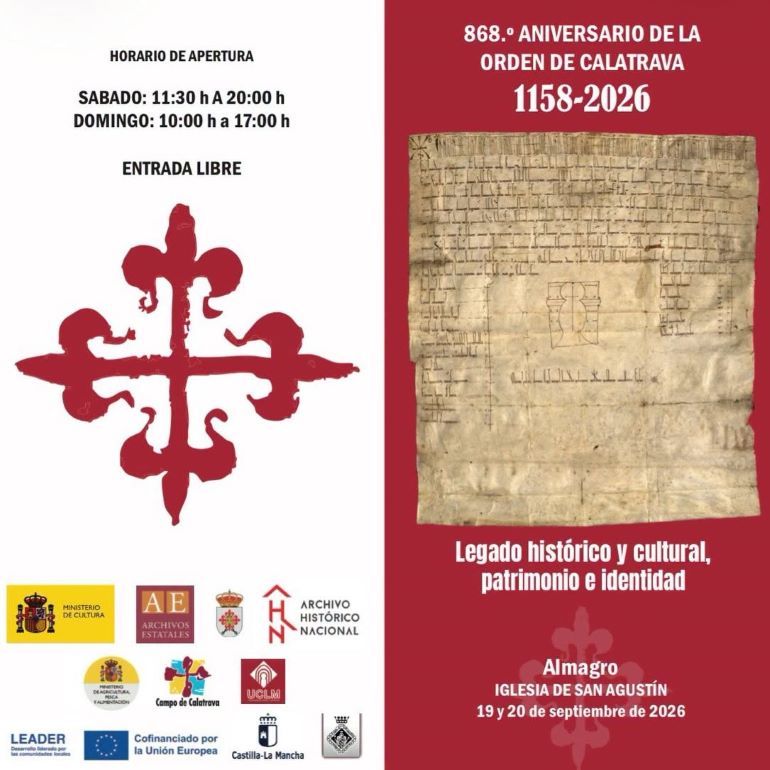 Almagro conmemora los 868 años de la Orden de Calatrava con un programa de historia, patrimonio y música 770