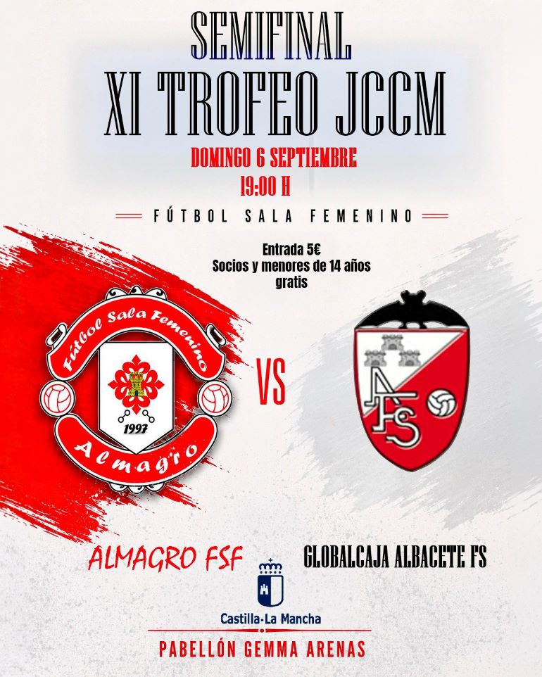El Almagro FSF se juega ante el Albacete FS el pase a la final del Trofeo JCCM 770