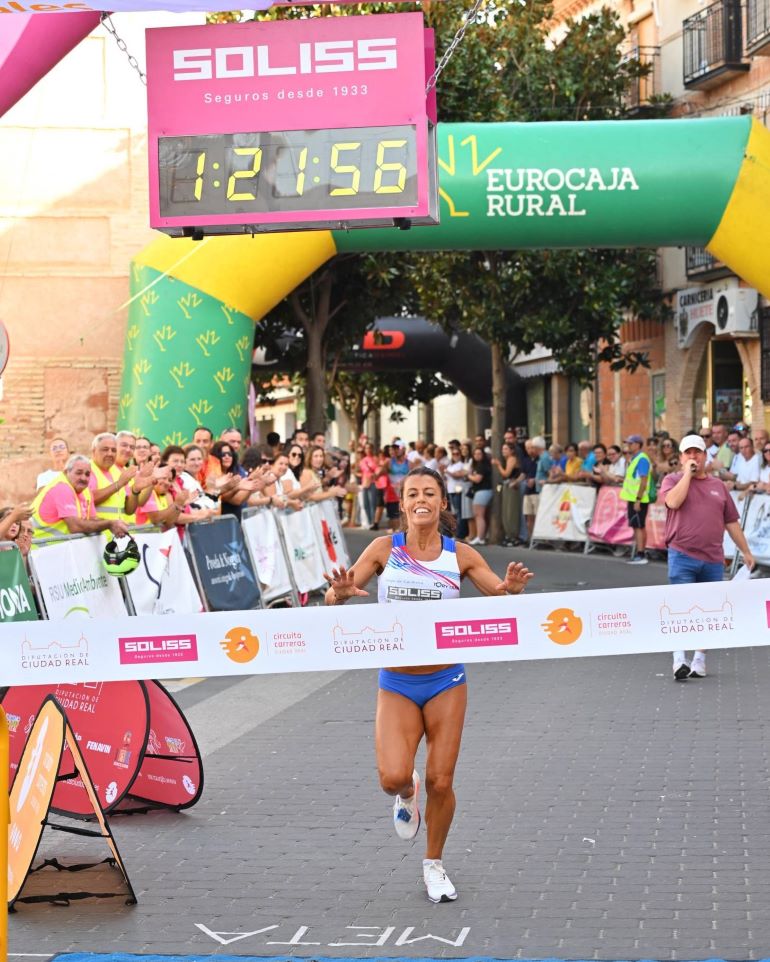 Gemma Arenas y Jesús Calle firman un doblete almagreño en la Media Maratón de Torralba marcada por el calor 770