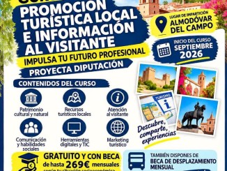 ¿Quieres trabajar en turismo Ahora Qualif en la localidad de Almodóvar del Campo te abre la puerta a una profesión con formación gratuita, prácticas y ayudas mensuales. 770
