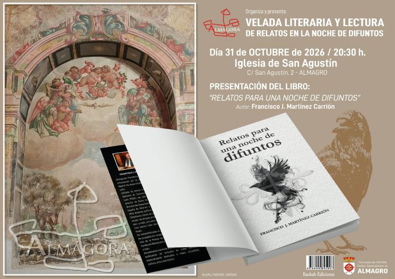Almagro recupera el misterio de la Noche de Difuntos con la presentación de un libro de relatos ambientados en la localidad 770