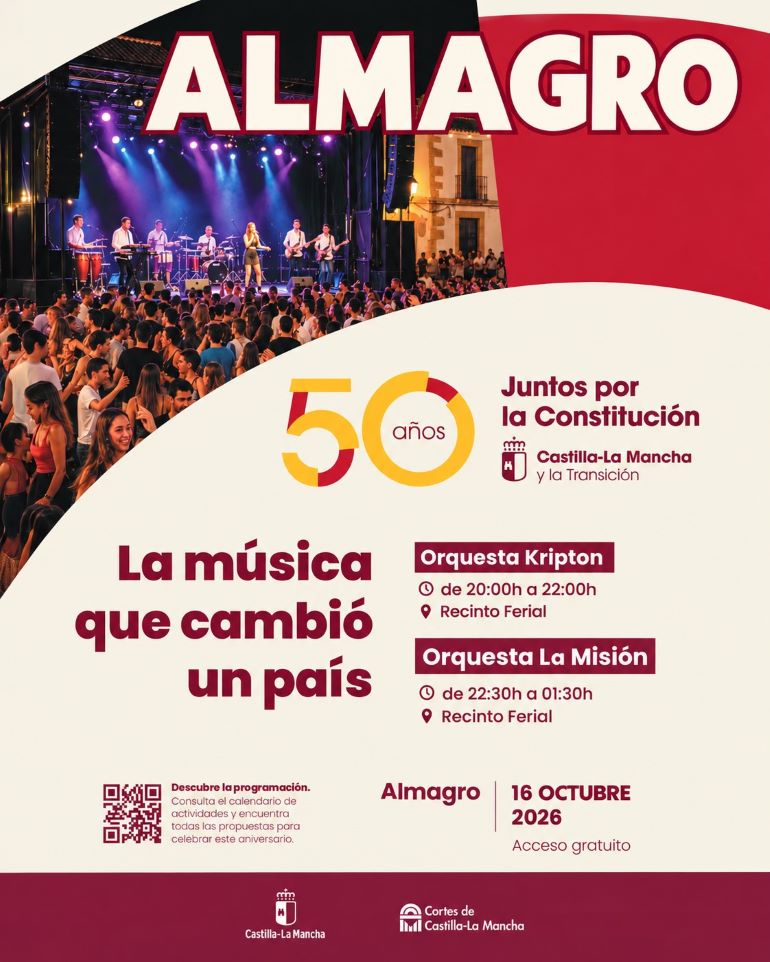 Almagro se prepara para una noche de música con las orquestas Kriptón y La Misión y entrada gratuita 770