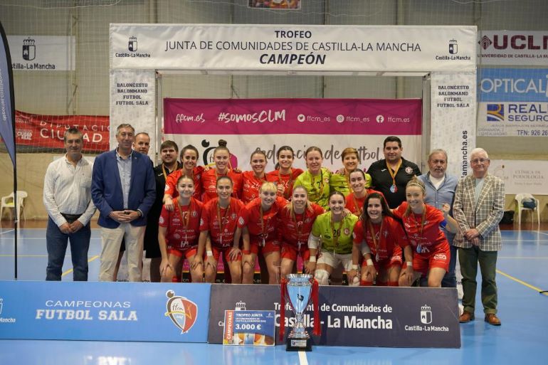 El Almagro FSF conquista el Trofeo Junta de Castilla-La Mancha con una victoria por 2-0 ante el UDAF AFANION 770